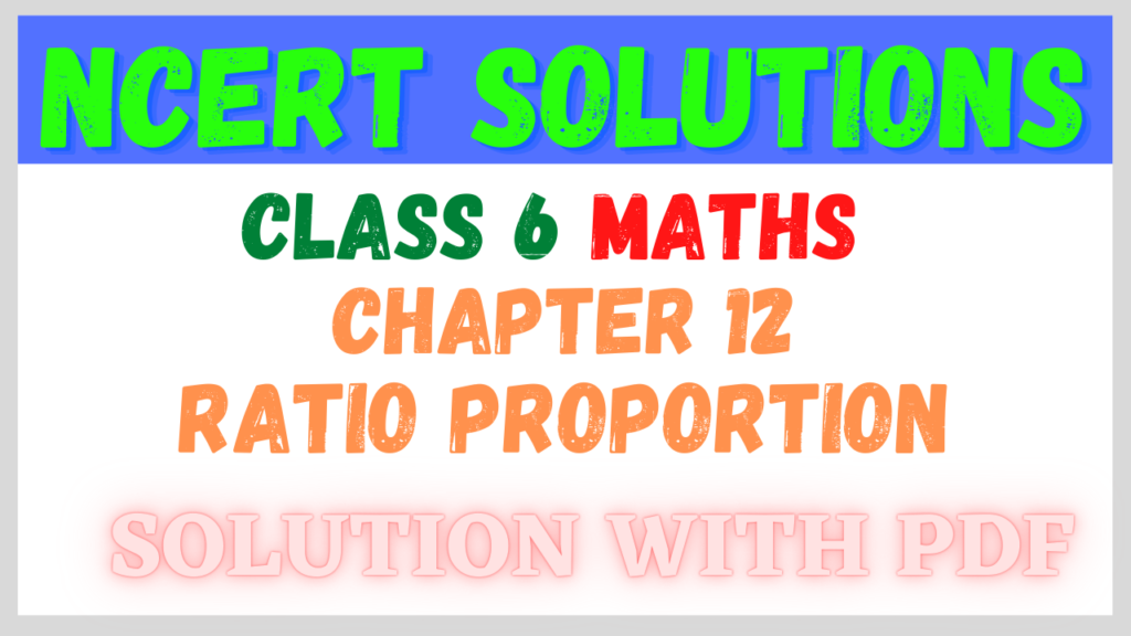 NCERT Solutions for Class 6 Maths