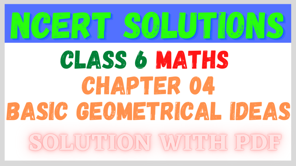 NCERT Solutions for Class 6 Maths