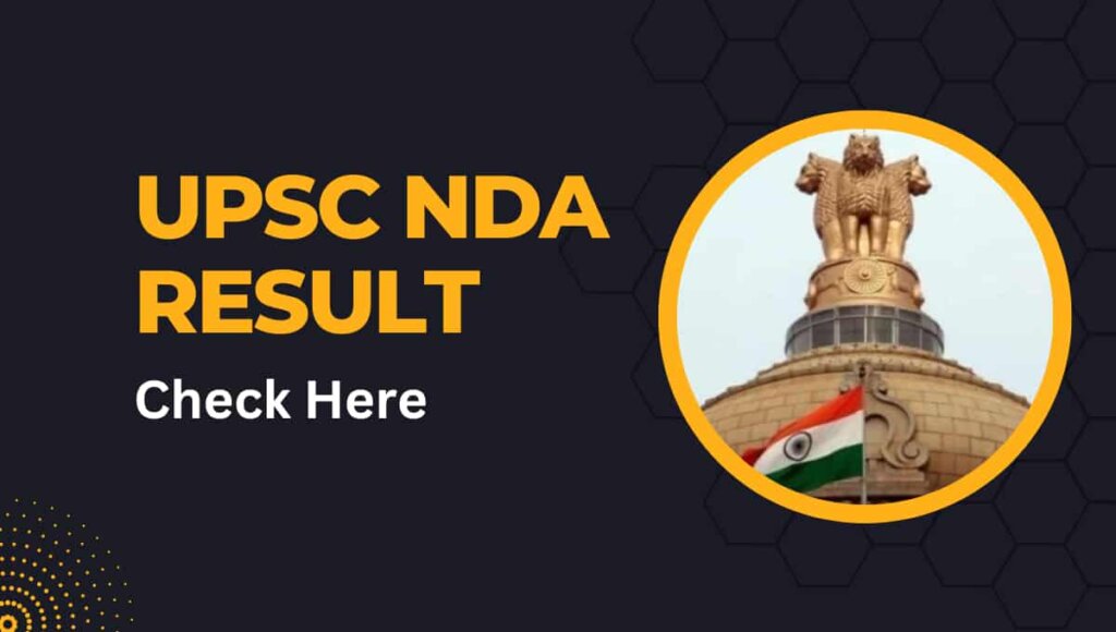 UPSC NDA Result