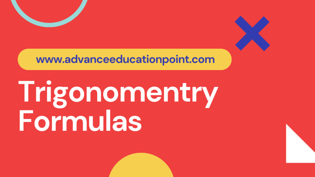 Trigonomentry Formulas